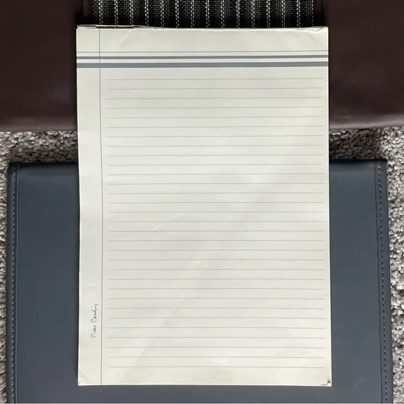 Pierre Cardin Executive Legal Portfolio Case Document Holder & Blocknote Case - Picture 6 of 16